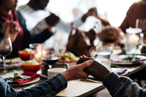 istock Family having a Christmas dinner 875081798