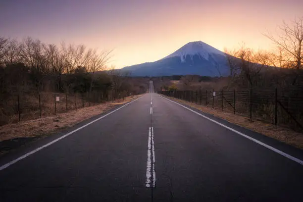 Road to Mt.Fuji, Yamanashi, Japan