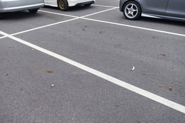 istock Parking spot in parking lot. 875096634