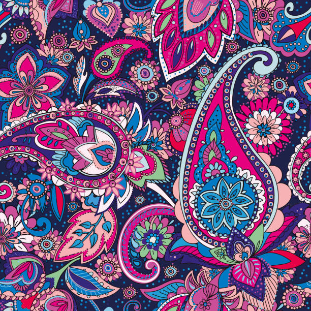 ÐÐµÑ�Ð°ÑÑ Seamless pattern based on traditional Asian elements Paisley. bedpan stock illustrations