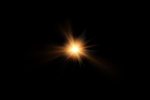 digital lens flare,sun burst on black backgrounddigital lens flare,sun burst on black background