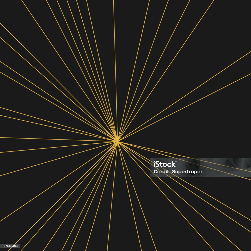 Abstract Line Rays For Design Modern Abstract Rays Of Light And Background Stock Illustration ...