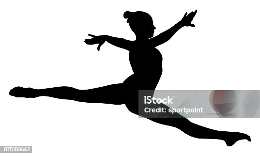 4,800+ Gymnastics Silhouette Stock Illustrations, Royalty-Free