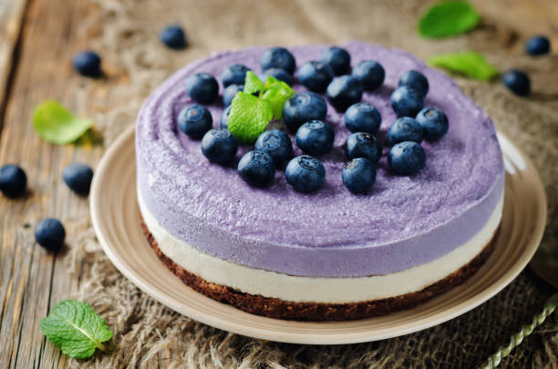 istock Raw vegan Blueberry Cashews cake 875151160
