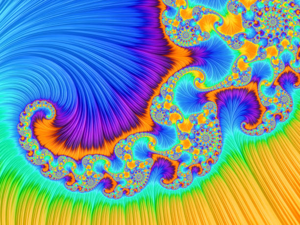 istock Abstract rainbow swirl. Colorful spiral. 875151170