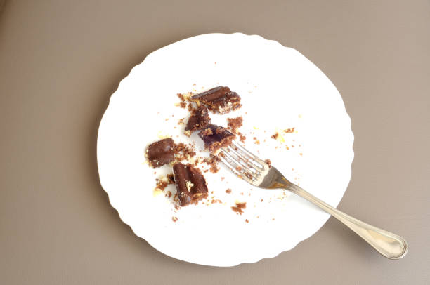 istock top view of leftover chocolate cake 875157486