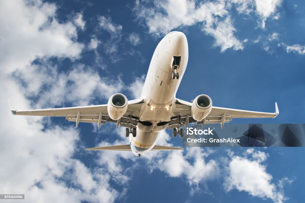 Fliegende Flugzeuge Nahaufnahme - Lizenzfrei Abheben - Aktivität Stock-Foto