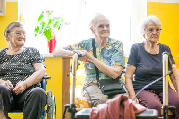 istock Senior Women Relaxing in Retirement Home 875172112