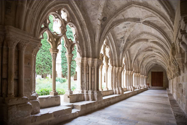 istock Galleries of Poblet Monastery 875175712