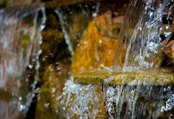 istock Decorative koi pond in a garden 875179120