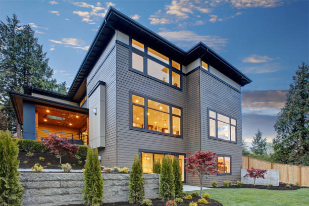 istock Luxurious new construction home in Bellevue, WA. 875185010