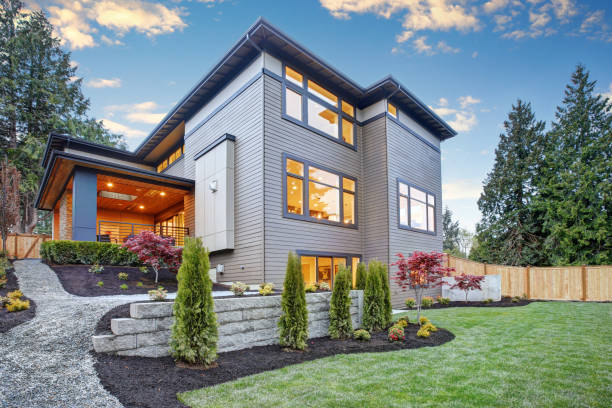 istock Luxurious new construction home in Bellevue, WA. 875186490
