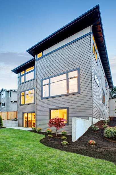 istock Luxurious new construction home in Bellevue, WA. 875186856