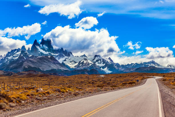 istock The highway to the majestic Mount Fitz Roy 875190580