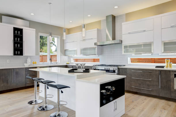 istock Luxury kitchen in a brand new home 875195670