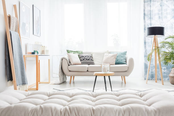 istock Grey mattress in living room 875195722