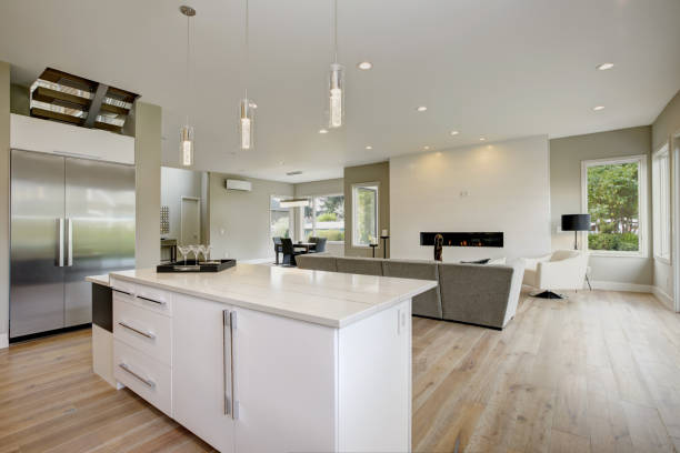istock Luxury kitchen in a brand new home 875197890