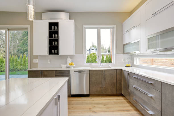 istock Luxury kitchen in a brand new home 875198420