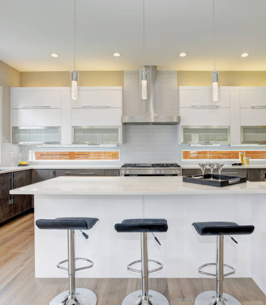 istock Luxury kitchen in a brand new home 875198904