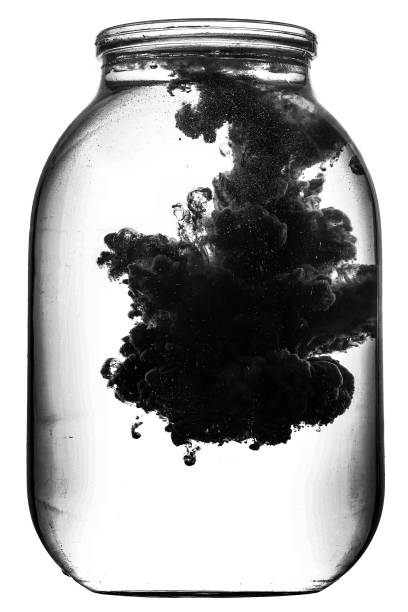 istock Paint swirling in water. 875198912