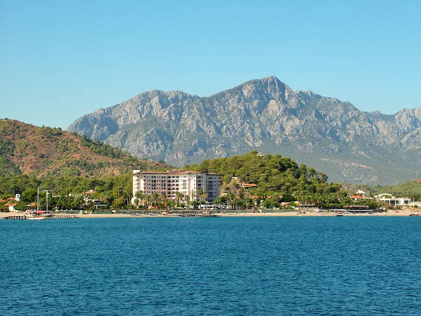 istock View to the beach from the Mediterranean Sea 875210668
