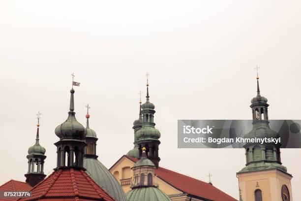 Crosses On The Domes Of The Church Stock Photo - Download Image Now - Architectural Dome, Architecture, Bell
