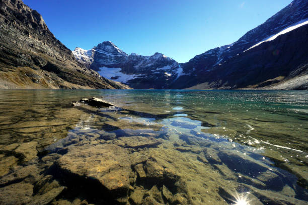 McArthur Lake, Alberta, Canada stock photo