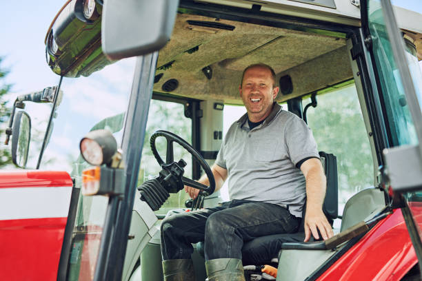 istock This tractor is a great help around the farm 875237062