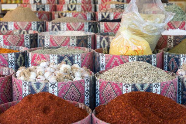 istock herbs and spices on a middle eastern market 875241840