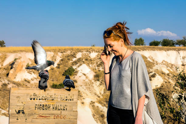 istock Woman in Cappadocia 875247312