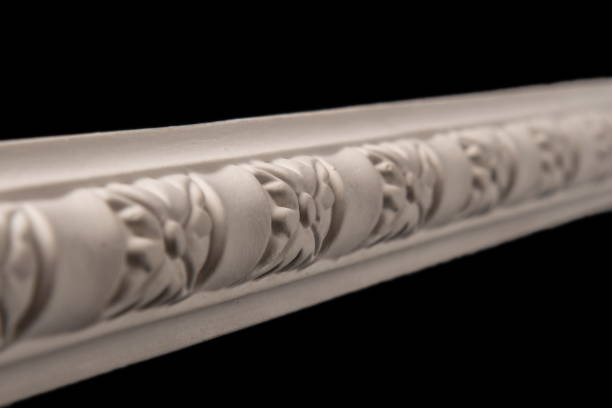 istock Gypsum cornice, moldings, baseboards, friezes 875261486