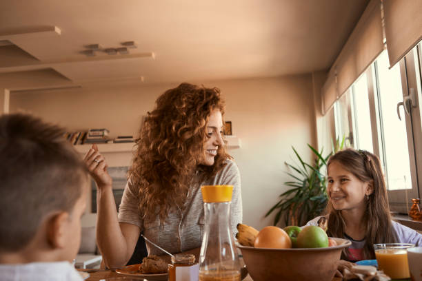 istock family enjoying breakfast at home 875269472