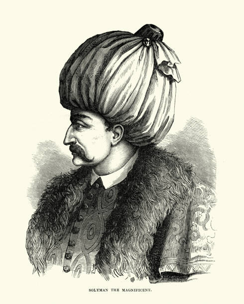illustrations, cliparts, dessins animés et icônes de soliman le magnifique, sultan de l’empire ottoman - sultan