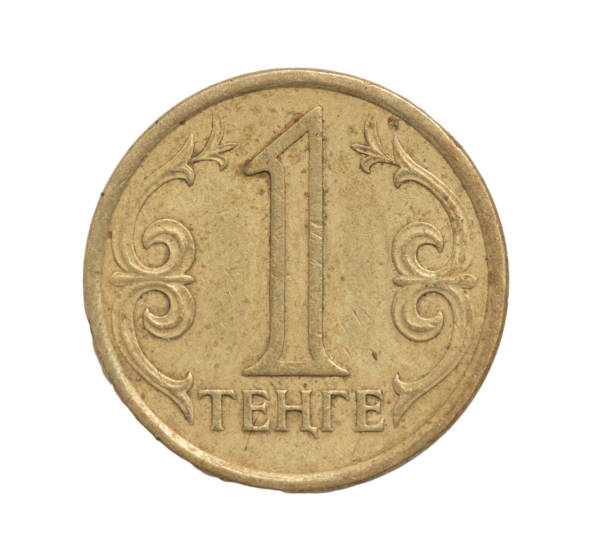 istock Kazakhstan coin on a white background 875300728