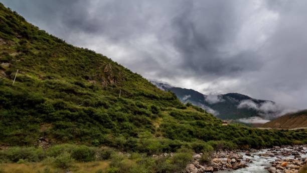 istock mountain landscape with moody sky 875310512