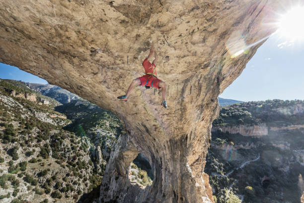istock Rock climbing Rodellar Aragon Spain 875316630