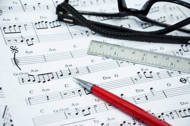 Detail of musical score