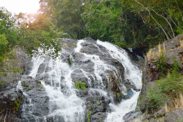 istock top of big waterfall in Thailand 875331796