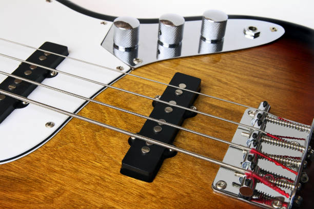 istock Bass Guitar close up 875346448