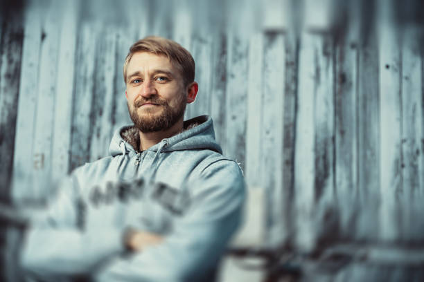 istock Portrait of a young bearded man 875366462