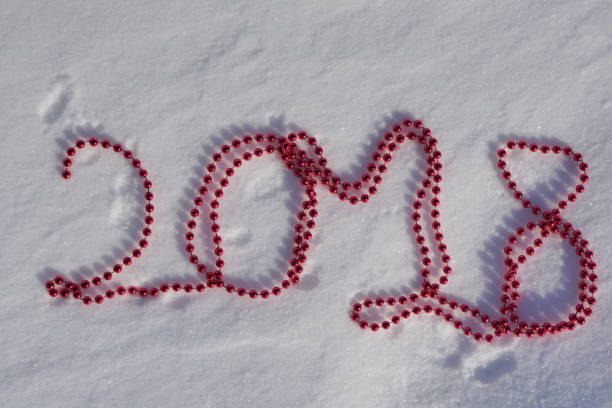 istock 2018 from Christmas red  beads in snow 875366814