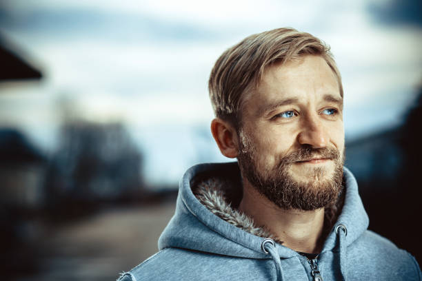 istock Portrait of a young bearded man 875369566