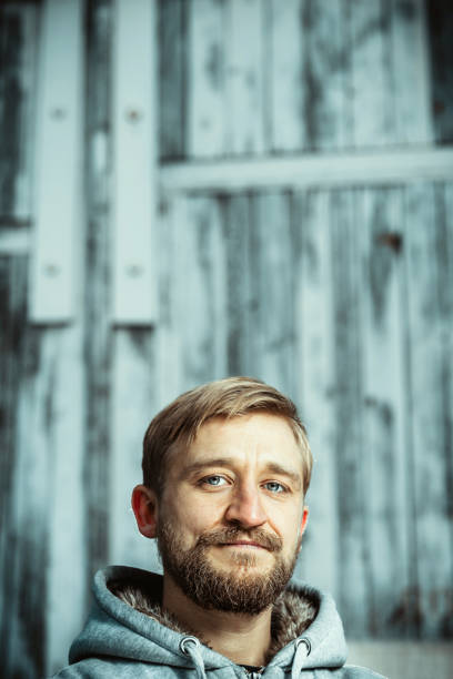 istock Portrait of a young bearded man 875369642