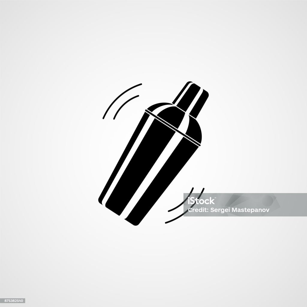 Cocktail shaker. Icon Cocktail Shaker stock vector