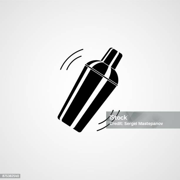 Cocktail Shaker Icon Stock Illustration - Download Image Now - Cocktail Shaker, Bartender, Icon Symbol