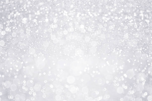 istock Silver White Glitter Background for Bridal, Winter or Birthday Party Sparkle 875409750