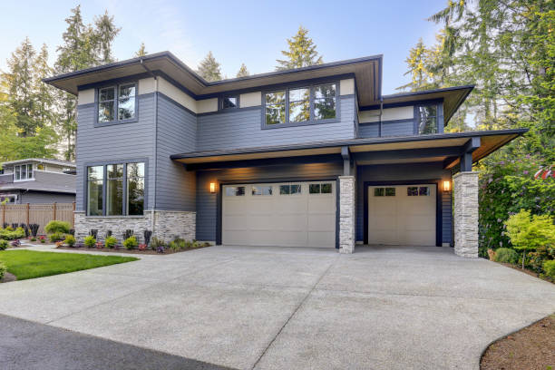 istock New construction home with wood and stone siding 875426490