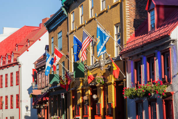 istock Colorful architecture of Quebec City 875427792