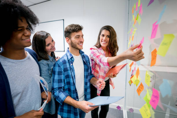 istock Multi ethnic group working in collaboration brainstorming ideas for the business 875430170