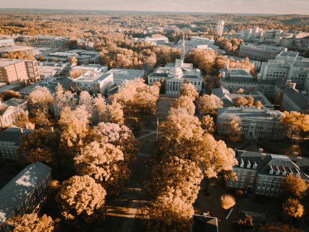 istock Aerial shot of UNC Campus 875430456